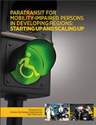 Cover of paratransit guide